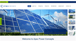 Desktop Screenshot of apexpowerconcepts.com